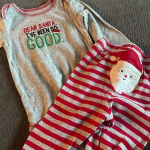 Carter’s Santa pajamas!